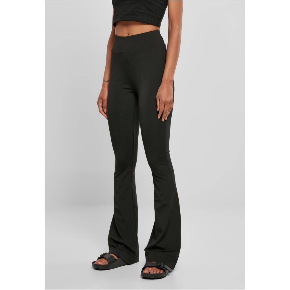 Urban Classics - Recycled High Waist Flared Legging - Zwart